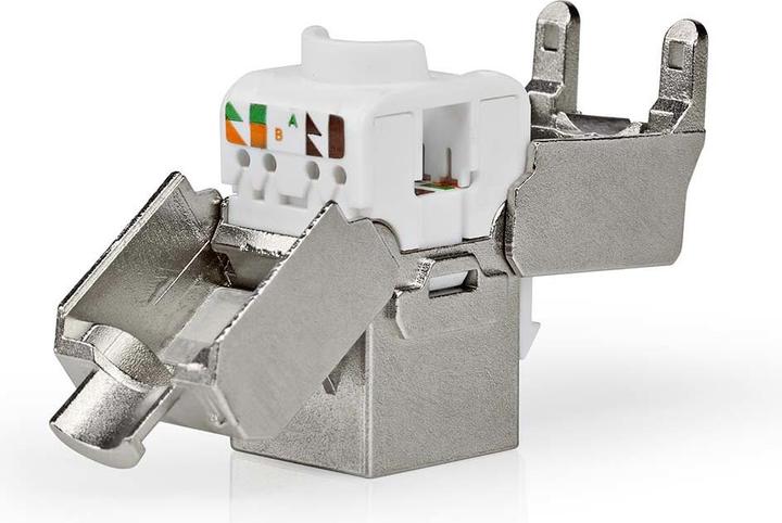 Produktbild Nedis Keystone | CAT7 | RJ45 Buchse | S/FTP | Metall | Box (Keystone Modul)