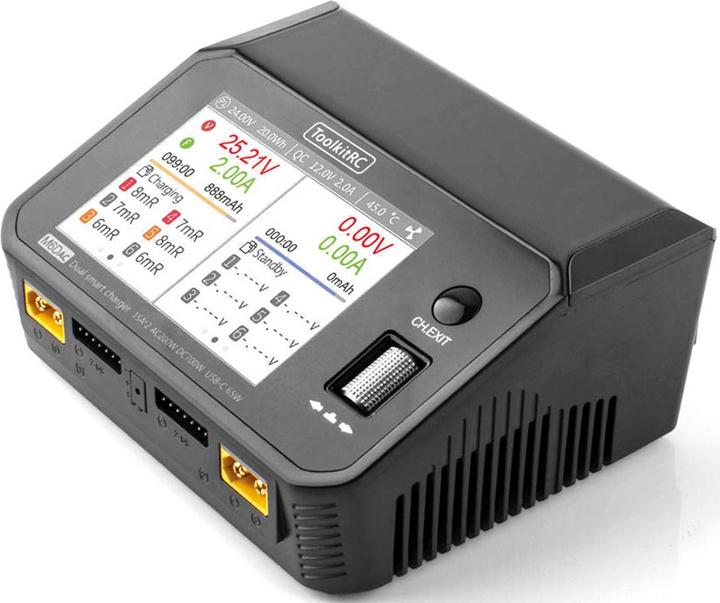 Toolkitrc M6DAC LiPo 1-6S 15A 2 Kanal Ladegerät AC/DC