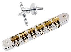 Actual product image AllParts AP GB 0520-010 Tunematic bridge chrome (Instrument spare parts)
