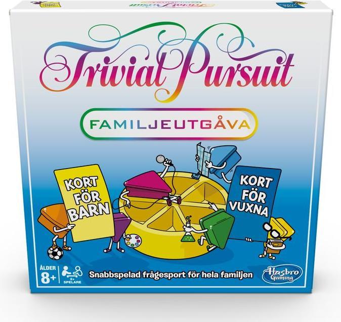 Actual product image Hasbro Gaming Trivial Pursuit Family Edition Board Game Trivia (German)