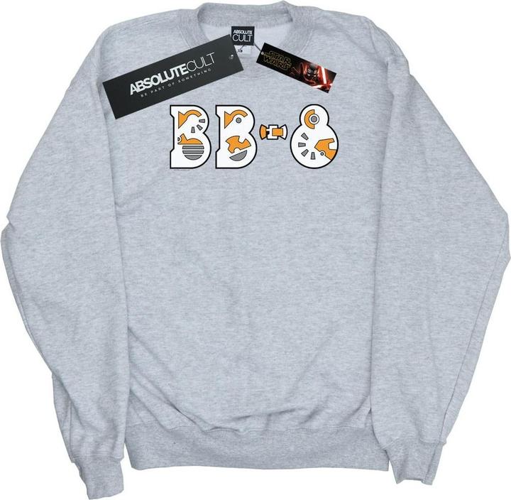 Star Wars The Rise Of Skywalker BB8 Text Logo Sweatshirt (M)