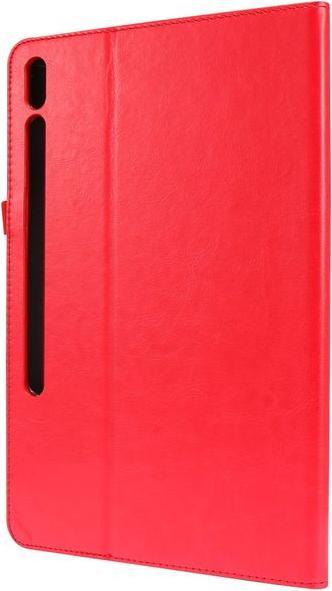 Actual product image MU Classic Dual Fold Crazy Horse Leather Case Cover (Galaxy Tab S7+)