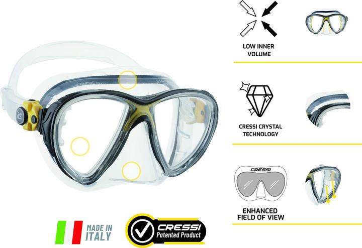 Immagine prodotto Cressi Big Eyes Evolution Crystal