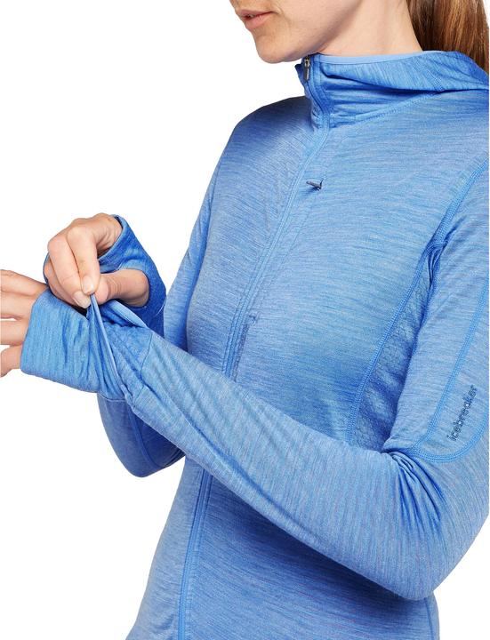 Actual product image Icebreaker Women's 200 RealFleece Descender L/S Zip Hoodie (S)