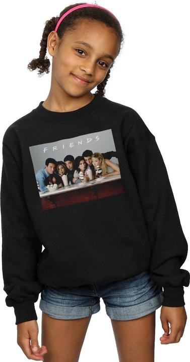 Actual product image Friends Girls Group Photo Milkshakes Sweatshirt (128)