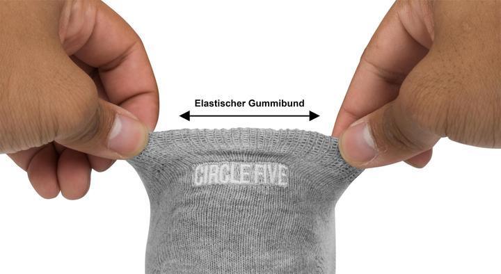 Actual product image Circle Five 6 pairs of booties with silicone grip (pack of 6, 39 - 42)