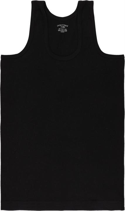 Immagine prodotto Normani Maglietta intima 4 pezzi da uomo a costa fine nera (4XL)