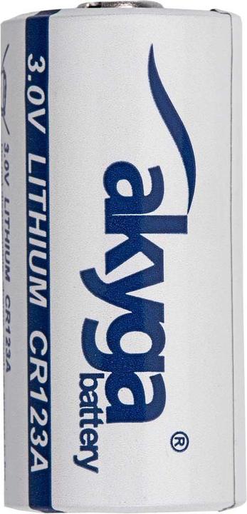 Image du produit Akyga Knopfzelle CR-123A 3 V 1 St. 1500 mAh Li-MnO2 CR123HT (1 pcs, RCR123A, 1500 mAh)