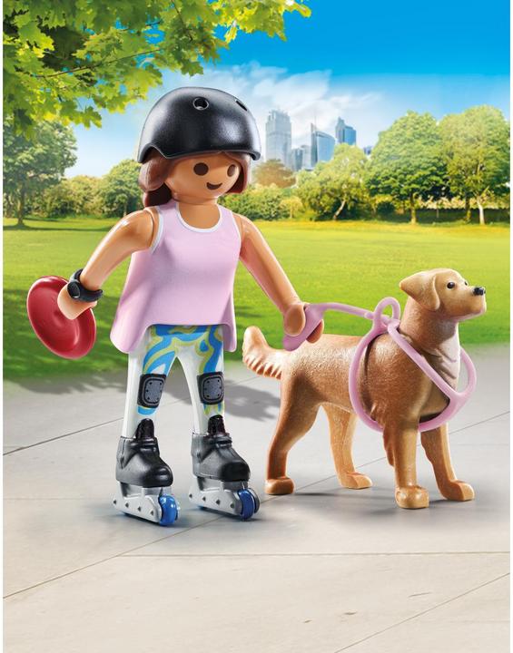 Immagine prodotto Playmobil 71739 Inliner con retriever (71739, Playmobil City Life)