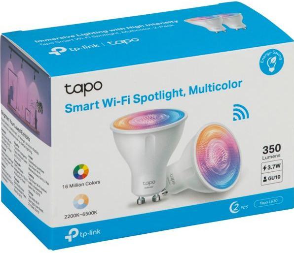 Actual product image TP-Link Tapo L630 (2-pack) (GU10, 3.70 W, 350 lm, 2 x, E)