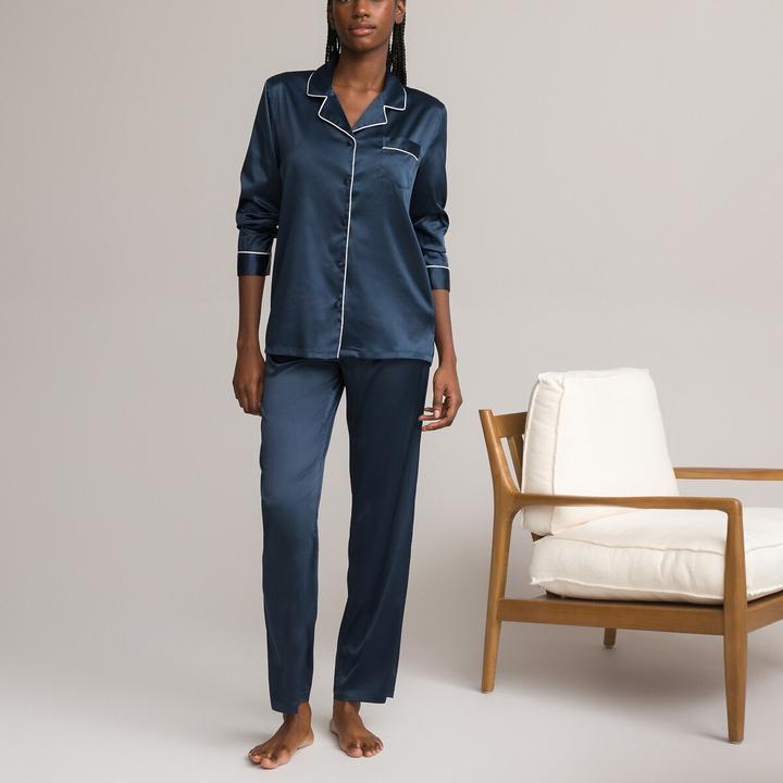 Produktbild La Redoute Collections Pyjama aus Satin (40)