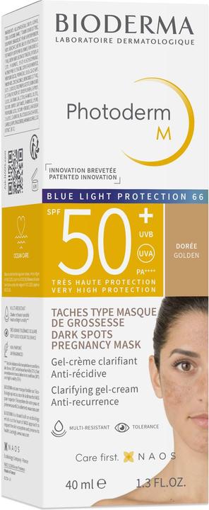 Immagine prodotto Bioderma Photoderm M SPF50+ dorée (Crema solare viso, SPF 50, 40 ml, 150 g)