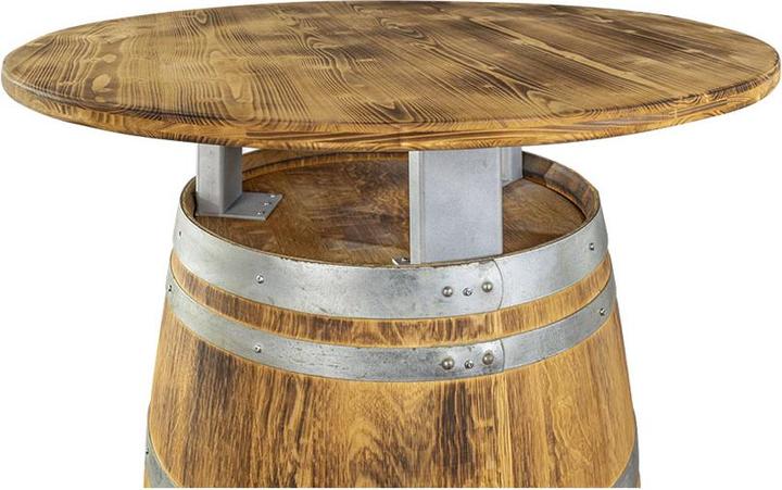 Actual product image Contini Steh-Barfass «Mönch» aus Eiche, Tischplatte ø 100cm