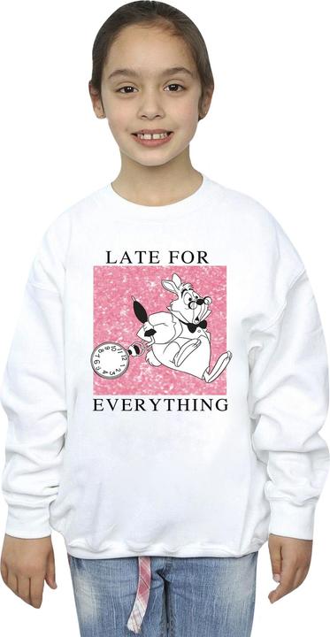 Image du produit Disney Sweatshirt fille Alice In Wonderland Lapin blanc (128)
