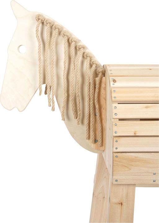 Actual product image small foot Wooden horse