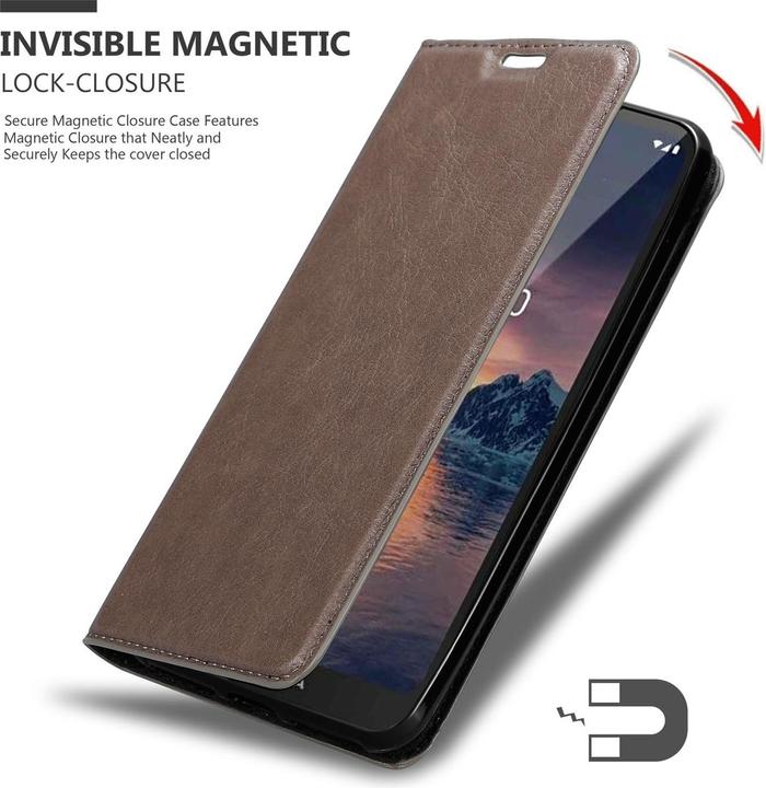 Produktbild Cadorabo Book Invisible Magnet Cover (Nokia 1.3)