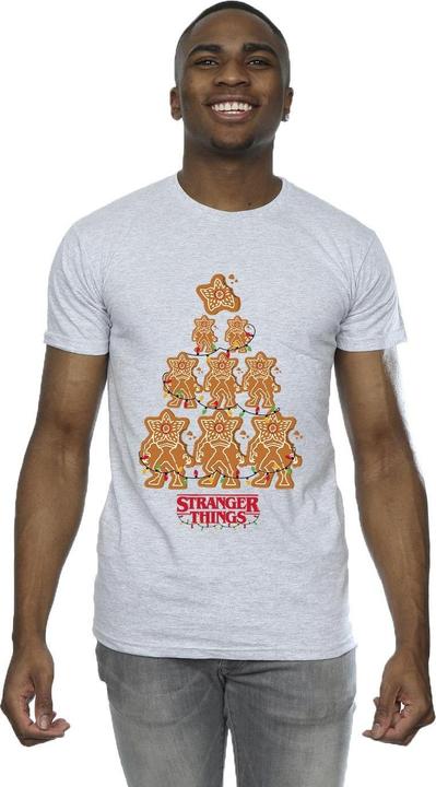 Produktbild Netflix Stranger Things Gingerbread TShirt (L)