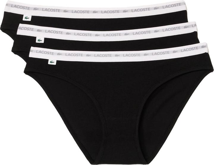 Immagine prodotto Lacoste Slip con logo in cotone elasticizzato in confezione da 3 pezzi (XS, confezione da 3)
