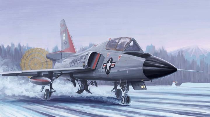 Actual product image Trumpeter US F-106B Delta Dart