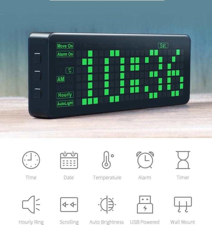 Image du produit WaveShare Horloge électronique pour Raspberry Pi Pico