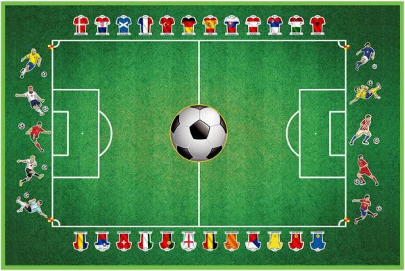 Immagine prodotto Siva Tappeto da calcio 150x100 cm (150 x 100 cm)