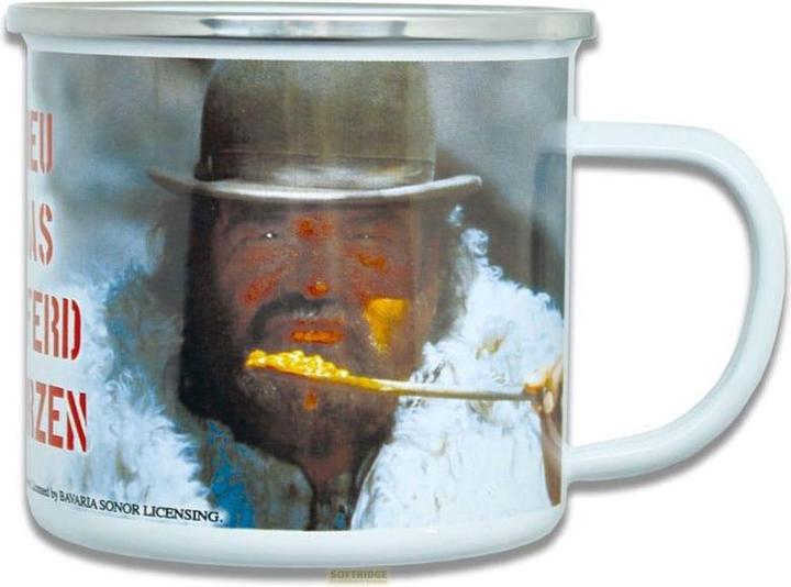 Blechwaren Fabrik Braunschweig Tasse en émail Bud Spencer Sans foin, le meilleur cheval ne peut... (500 ml, 1 x)