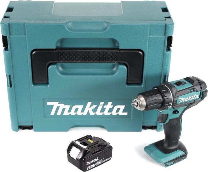 Productafbeelding Makita DDF 482 M1J Accuboormachine 18 V 62 Nm + 1x accu 4.0 Ah + Makpac - zonder lader (Oplaadbare batterij)