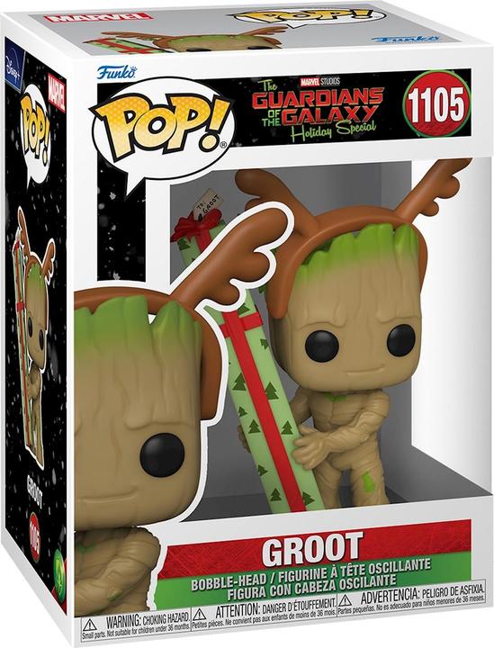 Produktbild Funko Pop! Guardiani della Galassia Holiday Groot (1105)