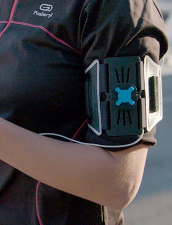 Image du produit Mobilis BRAZALETE UNIV U.FIX RUN KIT. Étui de protection pour téléphone portable Étui bracelet noir