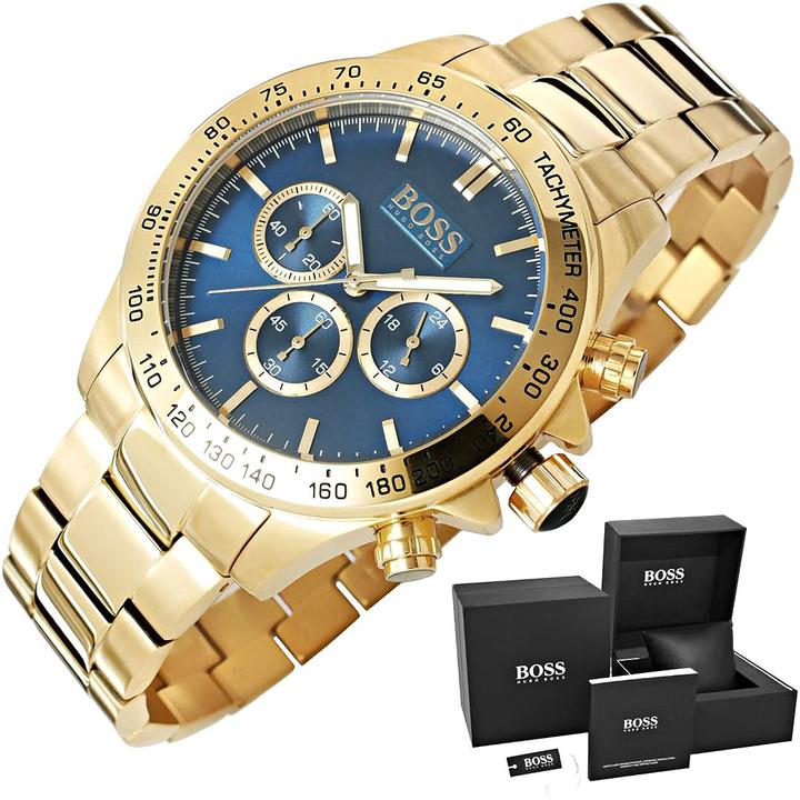 Actual product image Hugo Boss MĘSKI 1513340 - IKON (zh004a) (Analogue wristwatch, 44 mm)