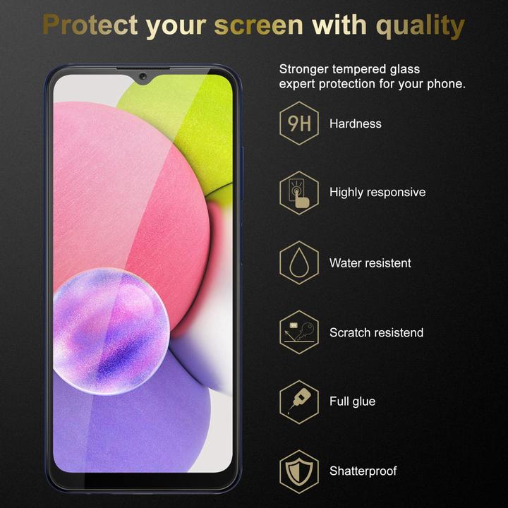 Image du produit Cadorabo Verre de protection d'écran (3 pièce(s), Samsung Galaxy A03s)