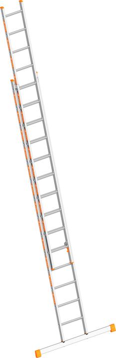 Image du produit kaiserkraft Echelle coulissante en aluminium (Échelle simple, 710 cm)
