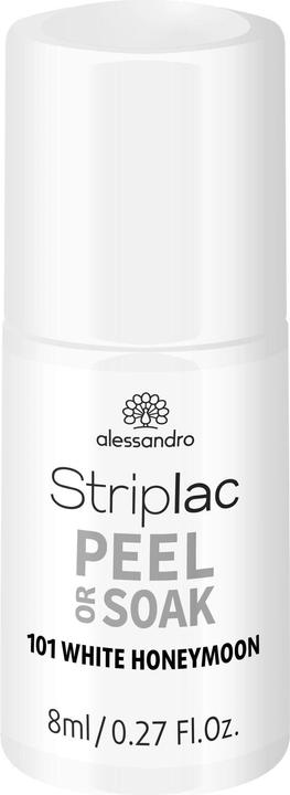 Alessandro Striplac Peel or Soak (White Honeymoon, UV-Gel Lack)