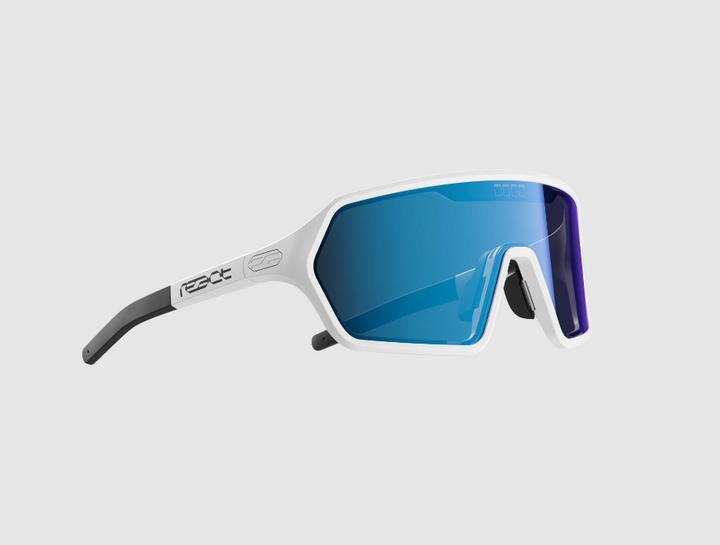 Immagine prodotto React occhiali da sole nova white Small (Rivestimento a specchio argentato)