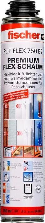 Actual product image Fischer Premium Flex gun foam PUP FLEX 750 (1750 ml)