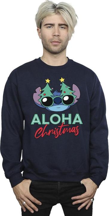 Immagine prodotto Disney Lilo And Stitch Christmas Tree Shades Felpa Uomo (L)