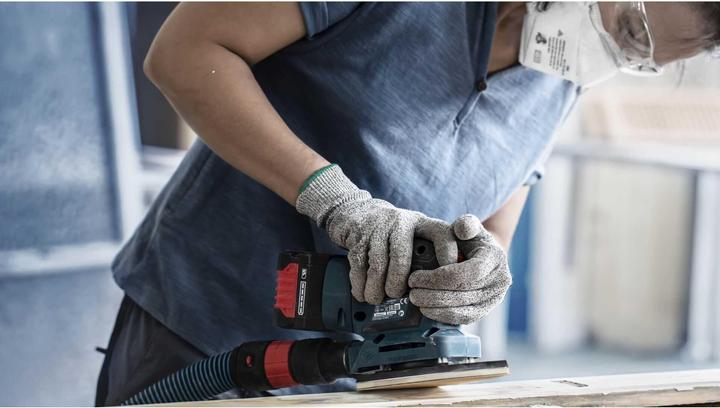 Actual product image Bosch Professional Zubehör EXPERT C470 Sandpaper with 7 holes for multi-sander, 100 x 150 mm, G 40, 10 pcs. (40)