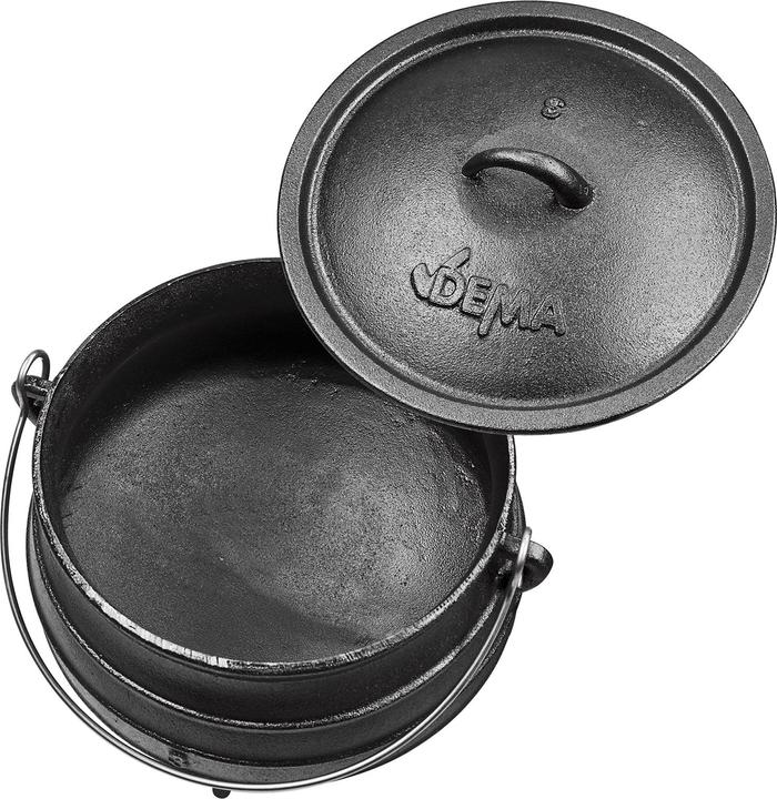 Image du produit Dema Lagerfeuer BBQ pot / Dutch Oven Cocotte en fonte 8 l