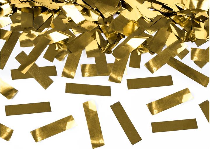 Actual product image Partydeco Confetti Cannon - Metallic Gold 40cm