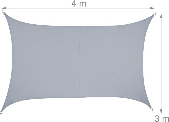 Produktbild Relaxdays Sonnensegel (300 x 400 x 0.1 cm)