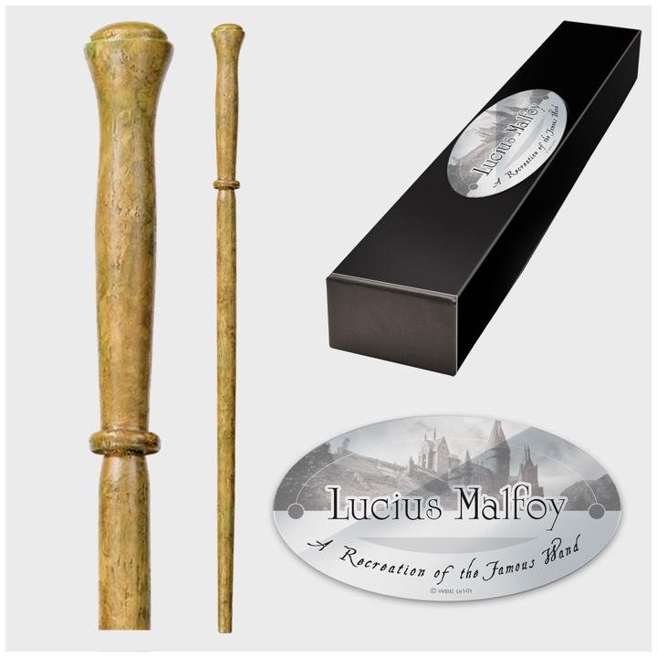 Image du produit Noble Collection Harry Potter Baguette magique Lucius Malefoy (édition personnage)