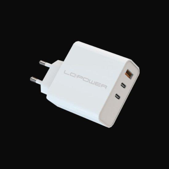 Produktbild LC-Power USB Ladegerï¿½t 65W LC-GAN-65 2xUSB-C 1xUSB-A (65 W)