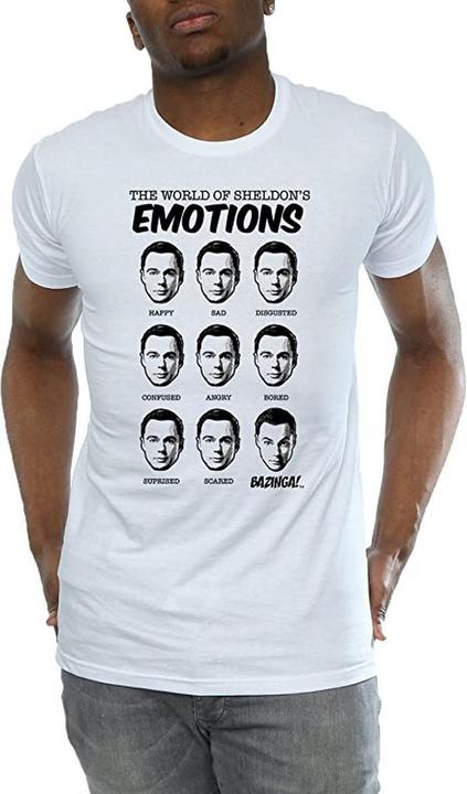 Actual product image Dam Mens Emotions Sheldon Cotton T-Shirt (L)