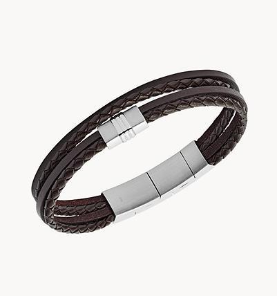 Produktbild Fossil Vintage Casual (19 cm, Leder, Edelstahl)