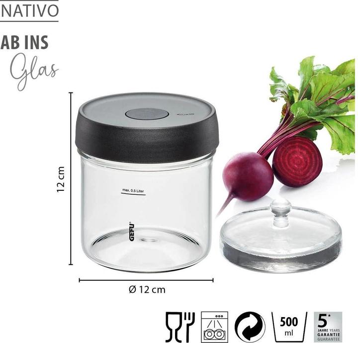 Produktbild GEFU Fermentierglas NATIVO (1 Stk., 0.50 l)