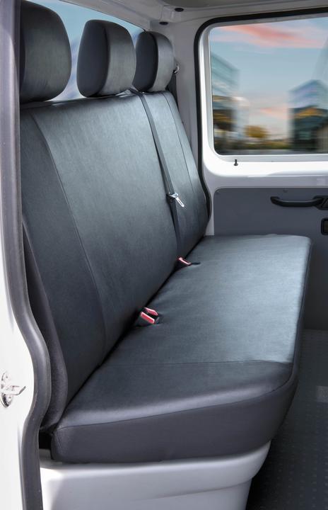 Produktbild Walser Sitzbezüge für VW T6 3er Bank Pritsche hinten aus Kunstleder BJ 07/2015 - heute