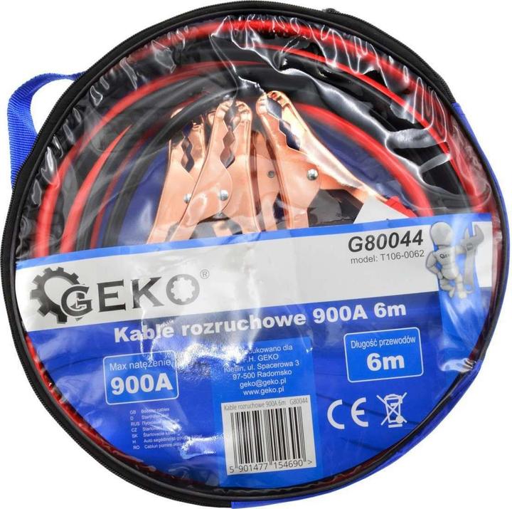 Image du produit GEKO Câble de démarrage 900A 6m (900 A)