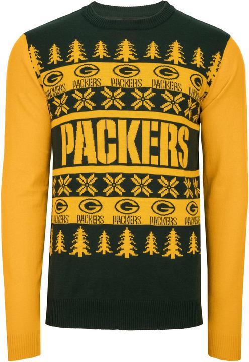 Image du produit Foco NFL Ugly Sweater XMAS Pull en tricot - Green Bay Packers (M)