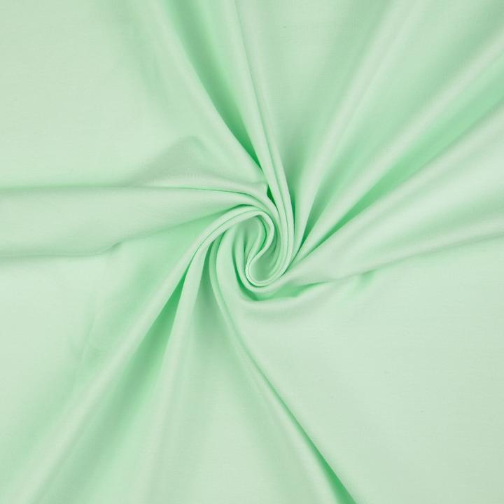 Actual product image Stoffrestposten Fine rib cuff - Light mint - Minimum selling quantity: 1 metre
