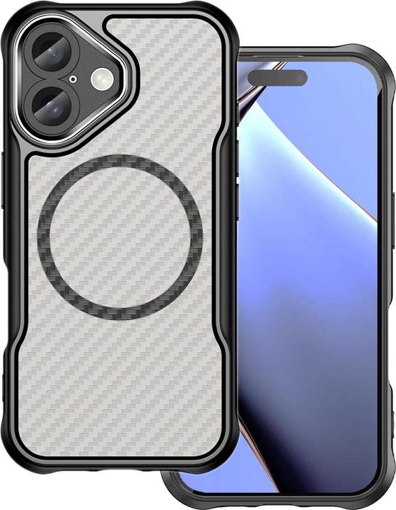 Immagine prodotto OEM Defender Carbon Mag case for iPhone 16 6,1" black (Apple iPhone 16)